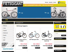 Tablet Screenshot of fietsgigant.nl