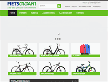 Tablet Screenshot of fietsgigant.com